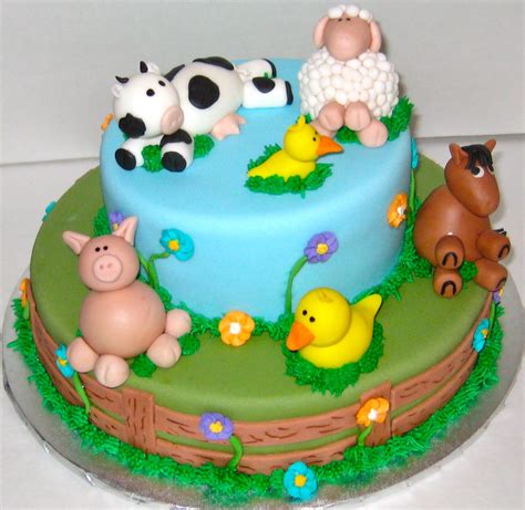 How To Make A Farm Animal Birthday Cake